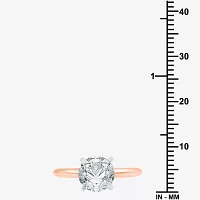 2 CT. Round Lab-Grown (G / SI2) Diamond  Solitaire Engagement Ring 14K Gold