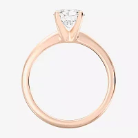 (G / SI2) Womens 1 1/4 CT. Lab-Grown White Diamond Round Solitaire Engagement Ring 14k Gold