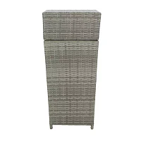 Patio Wicker Trash Cans