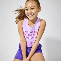 Xersion Little & Big Girls Crew Neck Tank Top