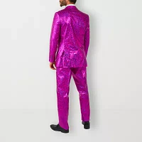 Opposuits Mens Peppy Pink Suit Set