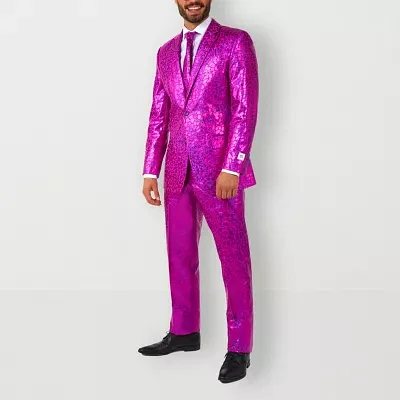 Opposuits Mens Peppy Pink Suit Set