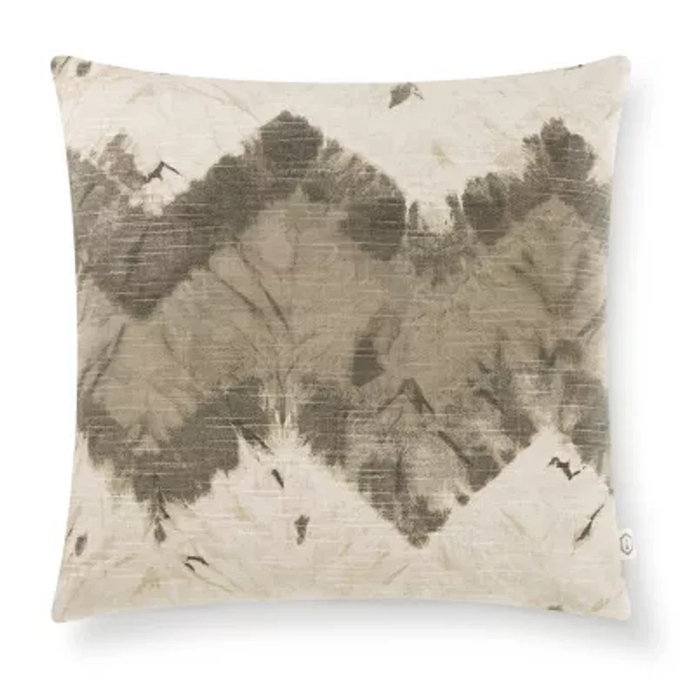 Indigo Road By Egypt Sherrod Kanoko Shibori Chevron 100% Cotton Square Throw Pillows