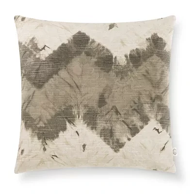 Indigo Road By Egypt Sherrod Kanoko Shibori Chevron 100% Cotton Square Throw Pillows