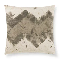 Indigo Road By Egypt Sherrod Kanoko Shibori Chevron 100% Cotton Square Throw Pillows