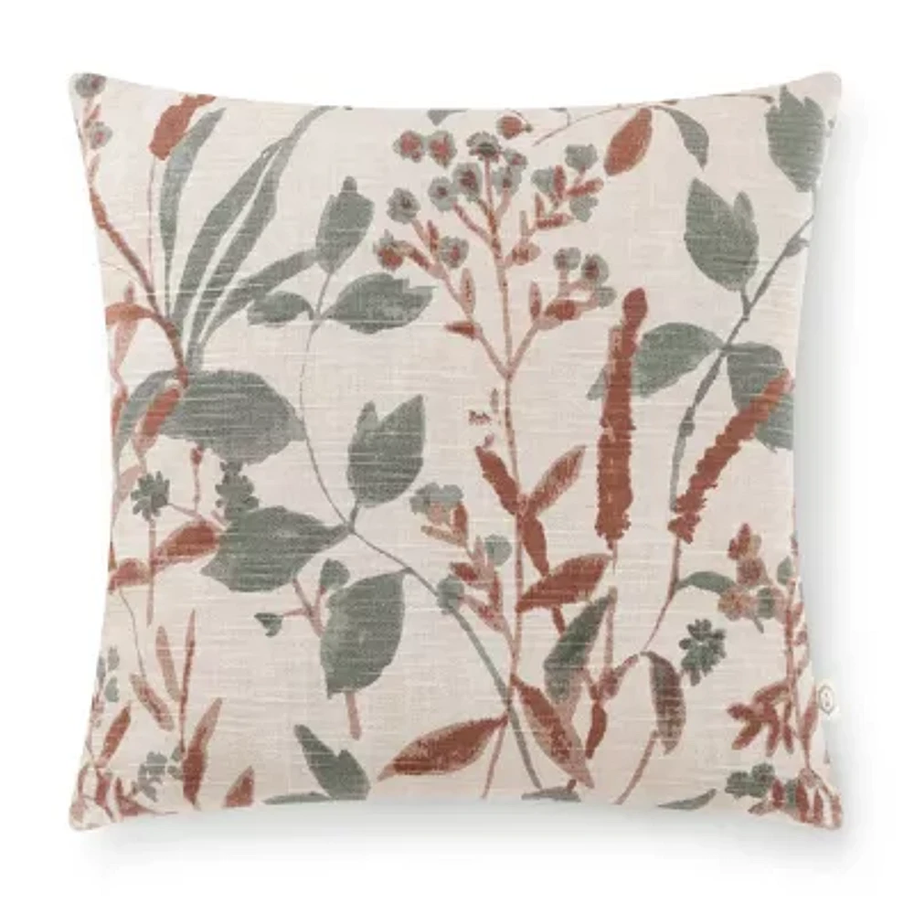 Indigo Road By Egypt Sherrod Tani Watercolor Botanical 100% Cotton Square Throw Pillows