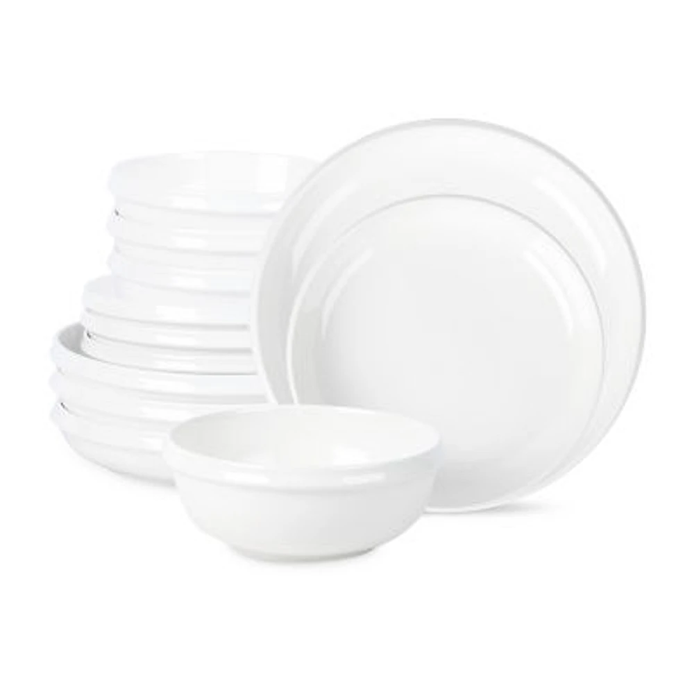 Stone + Lain Verso 4-pc. Porcelain Dinnerware Set
