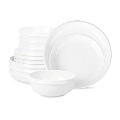 Stone + Lain Verso 4-pc. Porcelain Dinnerware Set
