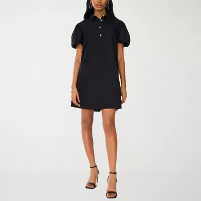 MSK Womens Short Sleeve Shift Dress