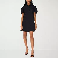 MSK Womens Short Sleeve Shift Dress