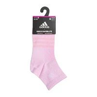adidas 6 Pair Quarter Ankle Socks Girls