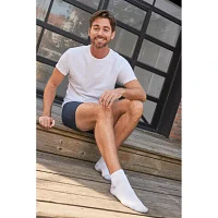 Hanes Ultimate 12 Pair Quarter Ankle Socks Mens