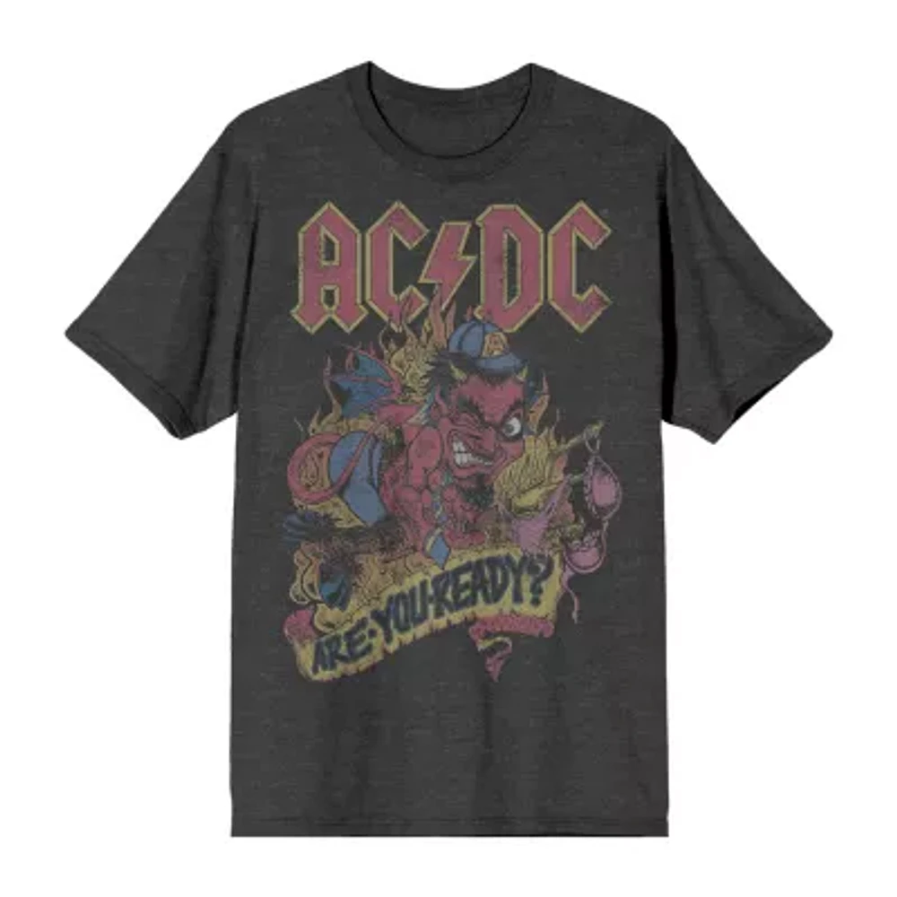 Mens Short Sleeve AC/DC Graphic T-Shirt