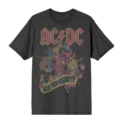 Mens Short Sleeve AC/DC Graphic T-Shirt
