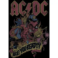 Mens Short Sleeve AC/DC Graphic T-Shirt