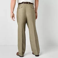Stafford Mens Big and Tall Regular Fit Pleated Front Suit Pant