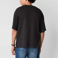 Arizona Mens Crew Neck Short Sleeve Regular Fit Graphic T-Shirt