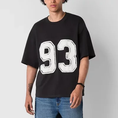 Arizona Mens Crew Neck Short Sleeve Regular Fit Graphic T-Shirt