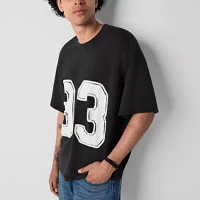 Arizona Mens Crew Neck Short Sleeve Regular Fit Graphic T-Shirt