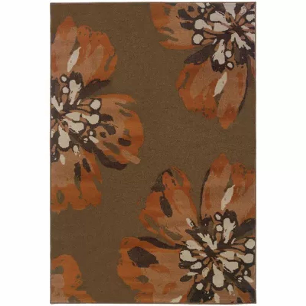 Covington Home Amanda Flora Floral Indoor Rectangular Accent Rug