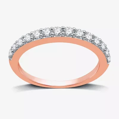 I Said Yes (H-I / I1) 1/2 CT. T.W. Lab Grown White Diamond Sterling Silver or 14K Gold Over Wedding Band