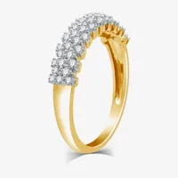 I Said Yes (H-I / I1) 1/2 CT. T.W. Lab Grown White Diamond Sterling Silver or 14K Gold Over Anniversary Wedding Band