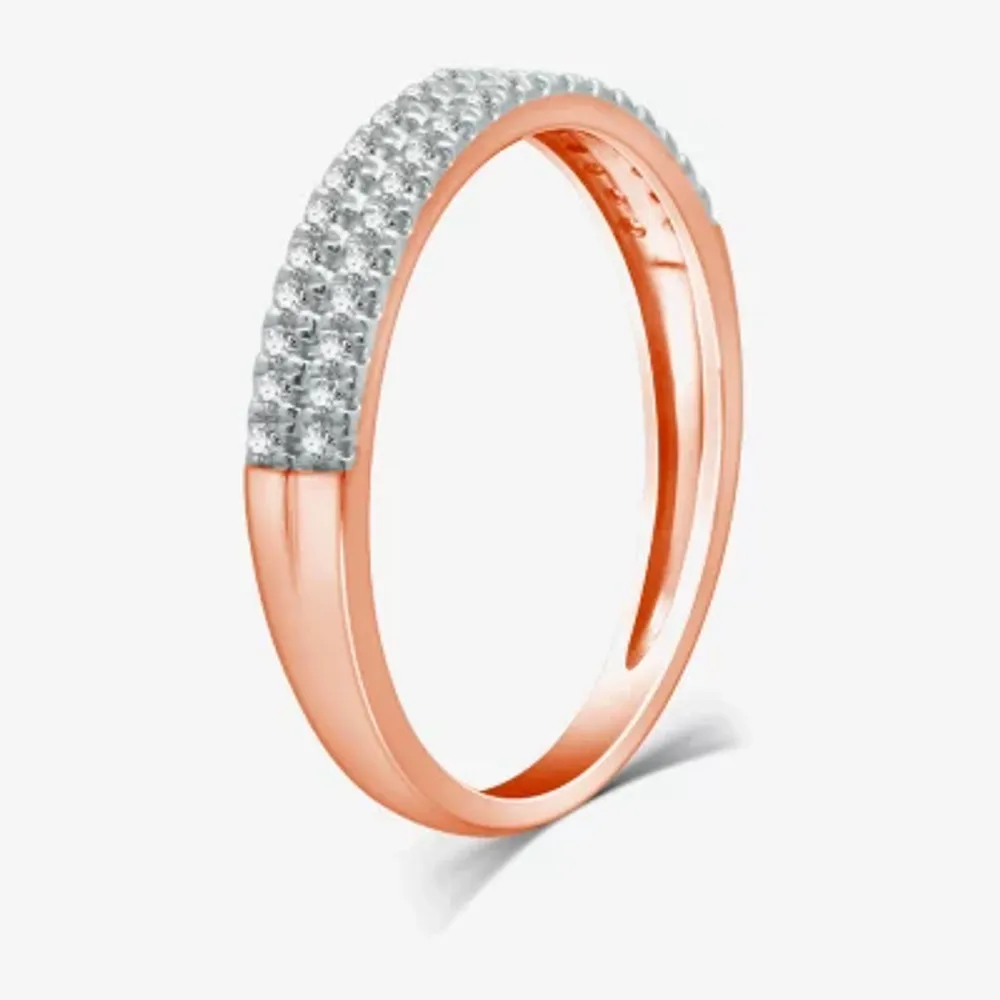 I Said Yes (H-I / I1) 1/4 CT. T.W. Lab Grown White Diamond Sterling Silver or 14K Gold Over Anniversary Wedding Band