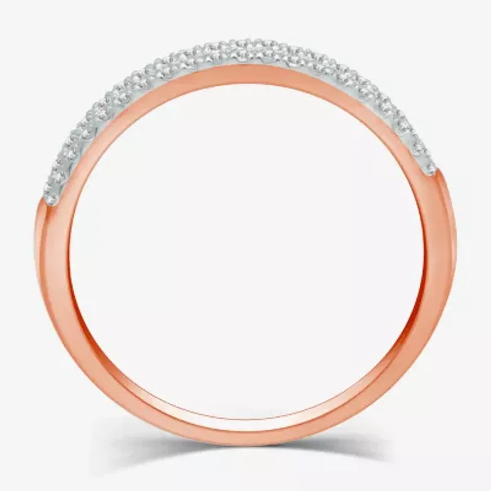 I Said Yes (H-I / I1) 1/4 CT. T.W. Lab Grown White Diamond Sterling Silver or 14K Gold Over Anniversary Wedding Band
