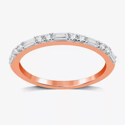 I Said Yes (H-I / I1) 1/3 CT. T.W. Lab Grown White Diamond Sterling Silver or 14K Gold Over Wedding Band