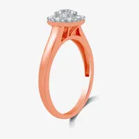 (H-I / I1) I Said Yes Womens 1 CT. T.W. Lab Grown White Diamond Sterling Silver or 14K Gold Over Cushion Halo Bridal Set