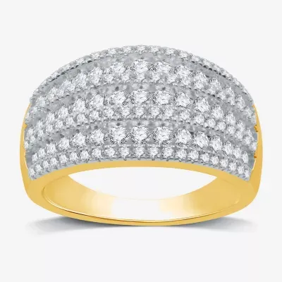 I Said Yes (H-I / I1) 1 CT. T.W. Lab Grown White Diamond Sterling Silver or 14K Gold Over Anniversary Band