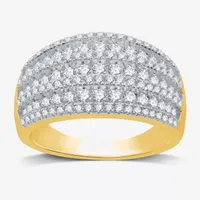 I Said Yes (H-I / I1) 1 CT. T.W. Lab Grown White Diamond Sterling Silver or 14K Gold Over Anniversary Band