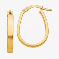 Made in Italy 14K Gold 21mm Hoop Earrings