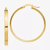 Made in Italy 14K Gold 33mm Hoop Earrings