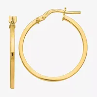 Made in Italy 14K Gold 23mm Hoop Earrings