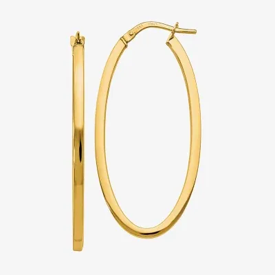 Made in Italy 10K Gold 41mm Hoop Earrings