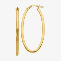 Made in Italy 10K Gold 41mm Hoop Earrings