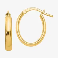 Made in Italy 10K Gold 17mm Hoop Earrings