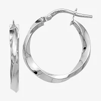 Made in Italy 14K Gold 21mm Hoop Earrings