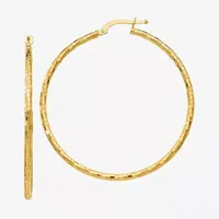 Made in Italy 14K Gold 45mm Hoop Earrings