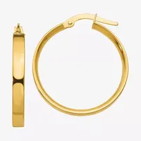 Made in Italy 14K Gold 21mm Hoop Earrings