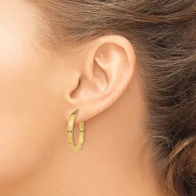 Made in Italy 14K Gold 20mm Hoop Earrings