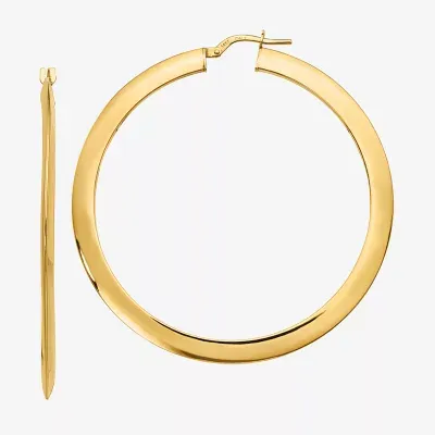 Made in Italy 14K Gold 55mm Hoop Earrings