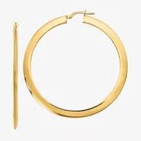 Made in Italy 14K Gold 55mm Hoop Earrings