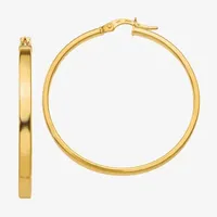 Made in Italy 14K Gold 39.1mm Hoop Earrings