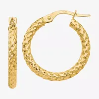 Made in Italy 10K Gold 23mm Hoop Earrings