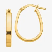 Made in Italy 10K Gold 22mm Hoop Earrings