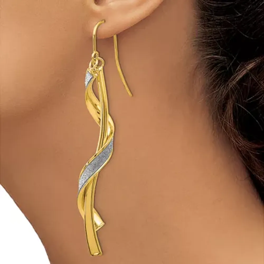 14K Gold Drop Earrings