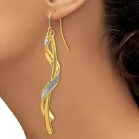 14K Gold Drop Earrings