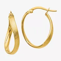 10K Gold 23mm Hoop Earrings